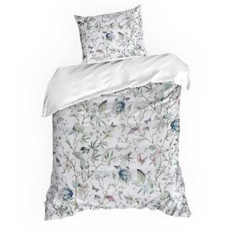 KOMPLET POŚCIELI SATYNOWEJ SPRING 56 160 X 200 CM BIAŁY