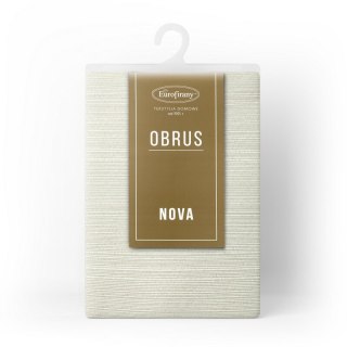 OBRUS GLAMO 140 X 220 CM BEŻOWY