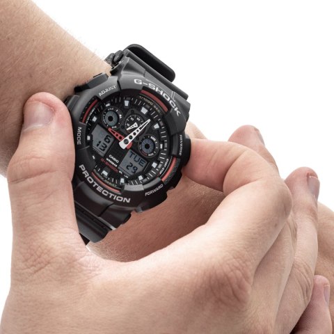 ZEGAREK MĘSKI CASIO G-SHOCK GA-100-1A4ER (zd135c) + BOX