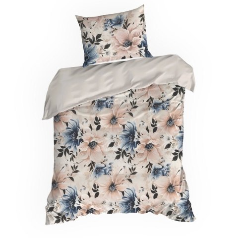 KOMPLET POŚCIELI BAWEŁNIANEJ SONIA 33 220 X 200 CM PUDROWY RÓŻ