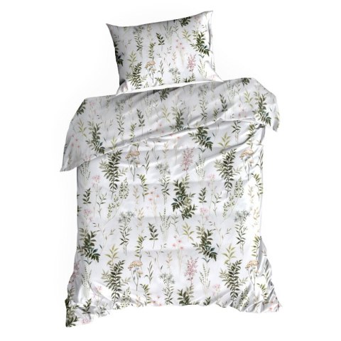 KOMPLET POŚCIELI BAWEŁNIANEJ VANESS 220 X 200 CM BIAŁY