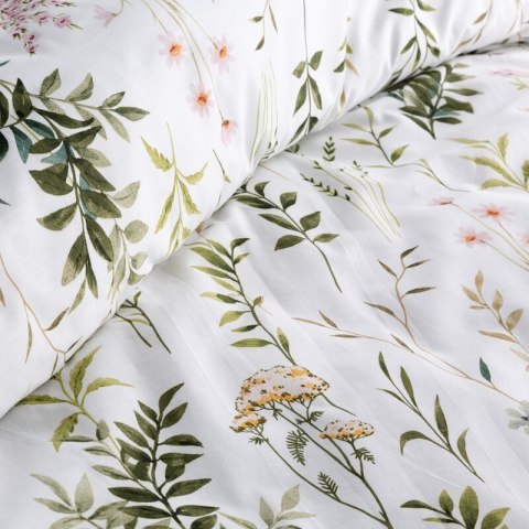 KOMPLET POŚCIELI BAWEŁNIANEJ VANESS 220 X 200 CM BIAŁY