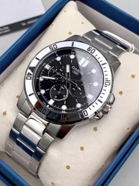 ZEGAREK MĘSKI CASIO MTP-VD300D-1E (zd268a) + BOX