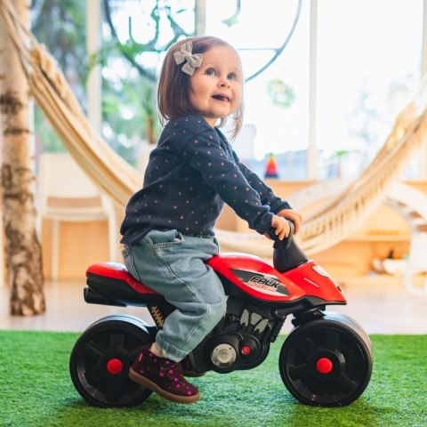 FALK Jeździk Racing Czerwony Szerokie Koła 1+