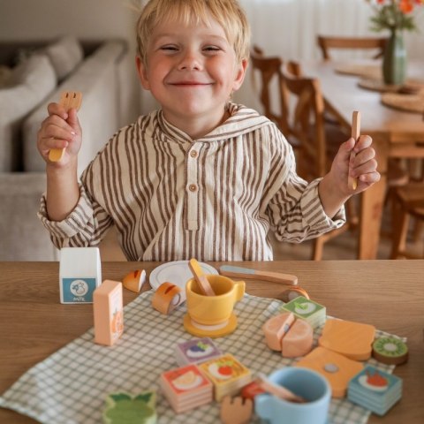 TOOKY TOY Zestaw Piknikowy Owoce do Krojenia Zestaw Śniadaniowy