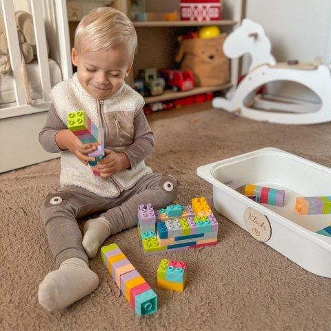 WOOPIE Klocki Soft Blocks Zestaw 99 Elementów w Pudełku