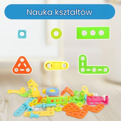 WOOPIE Zestaw Pojazdów Klocki Konstrukcyjny 6w1 STEM