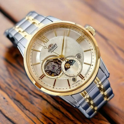 Zegarek Męski Orient Classic Sun & Moon RA-AS0007S10B + BOX