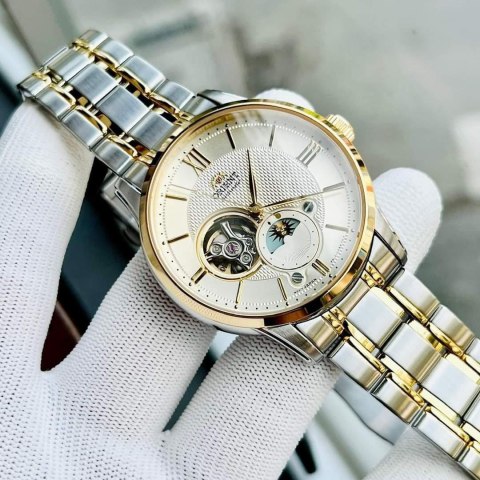 Zegarek Męski Orient Classic Sun & Moon RA-AS0007S10B + BOX