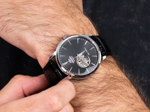 Zegarek Męski Orient Open Heart FAG02004B0 + BOX