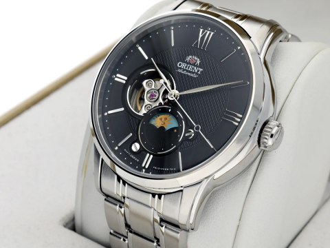 Zegarek Męski Orient Classic Sun & Moon RA-AS0008B10B + BOX