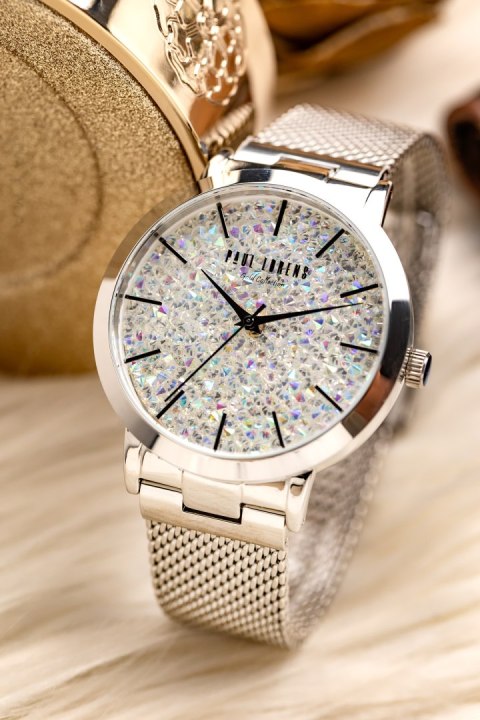 ZEGAREK DAMSKI PAUL LORENS - 473B2-3C1-2 - STAL SZLACHETNA (zg517a) + BOX