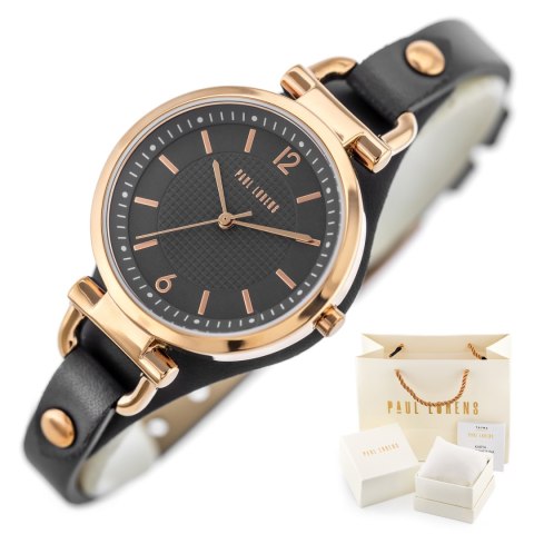 ZEGAREK DAMSKI PAUL LORENS - PL3652A-1B3 (zg557c) + BOX