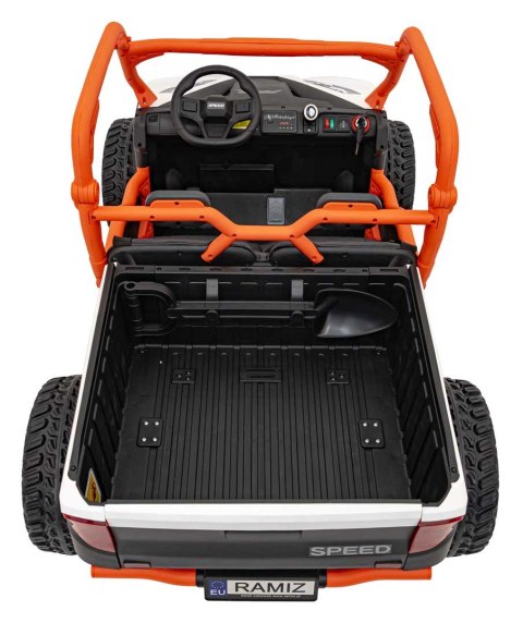 Pojazd Farmer Truck UTV Racing Biały
