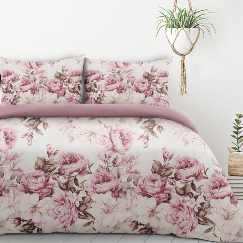 POŚCIEL D91 PEONY1 160 X 200 CM KREMOWY