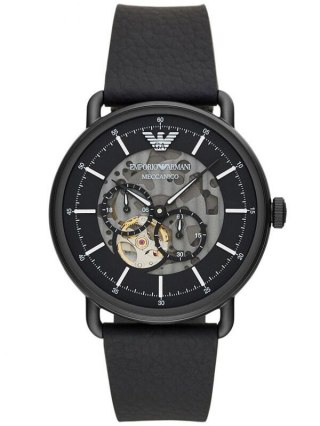 ZEGAREK MĘSKI EMPORIO ARMANI AVIATOR AUTOMATIC AR60028 + BOX (zi099c)