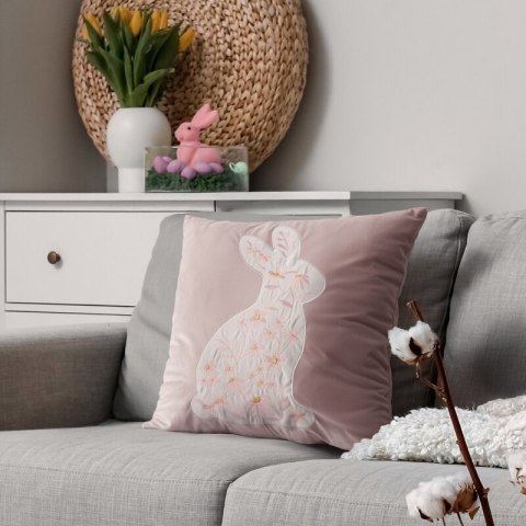 POSZEWKA WIOSNA 132 45 X 45 CM JASNORÓŻOWY