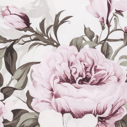 KOMPLET POŚCIELI BAWEŁNIANEJ PEONY 220 X 200 CM WRZOSOWY