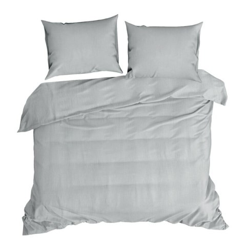 KOMPLET POŚCIELI MUSLIN 220 X 200 CM SREBRNY
