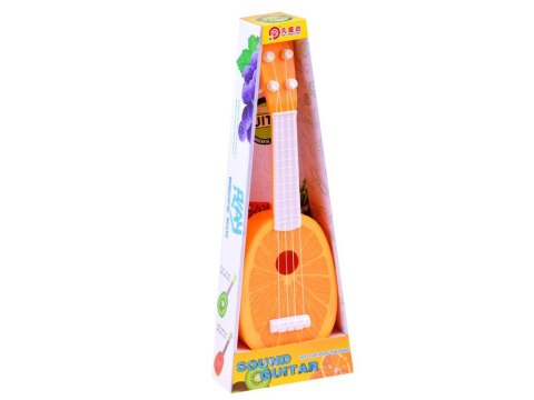Gitara Owocowa Dla Dzieci 37 cm IN0033 - Ukulele Truskawka