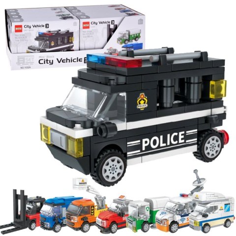 Klocki konstrukcyjne CITY VEHICLE 3 modele z serii: pojazdy miejskie ZA5853