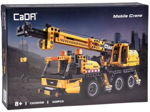 Klocki techniczne konstrukcyjne DŹWIG 658 elementów ZA5690