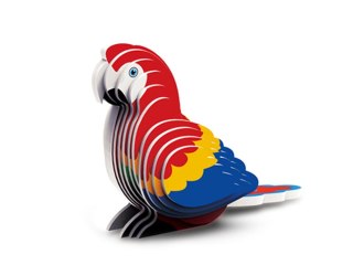 Puzzle 3D kartonowy model kolorowy PAPUGA ARA zrób to sam DIY 24 el ZA5719