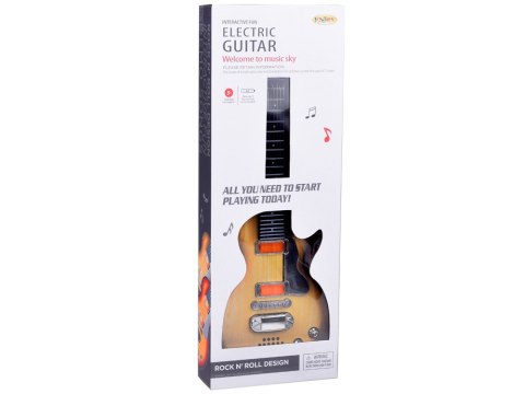 Gitara elektryczna zabawka dla dziecka melodie światło + pasek IN0169 JA