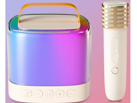 Głośnik Bluetooth + mikrofon bezprzewodowy x2 ZESTAW KARAOKE IN0178