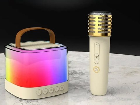Głośnik Bluetooth + mikrofon bezprzewodowy x2 ZESTAW KARAOKE IN0178