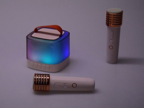Głośnik Bluetooth + mikrofon bezprzewodowy x2 ZESTAW KARAOKE IN0178