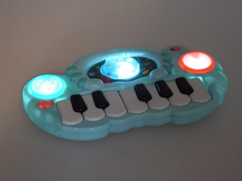 Mini KEYBOARD - pianinko interaktywne Podświetlane przyciski IN0177 NI