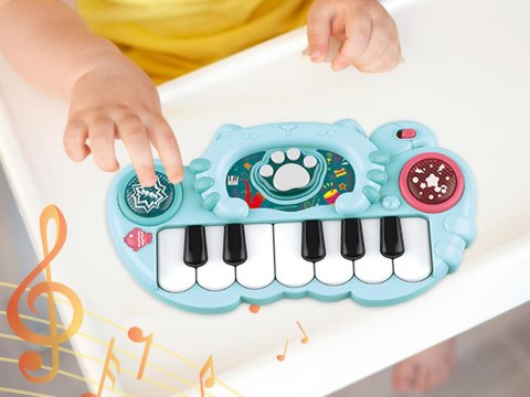Mini KEYBOARD - pianinko interaktywne Podświetlane przyciski IN0177 NI