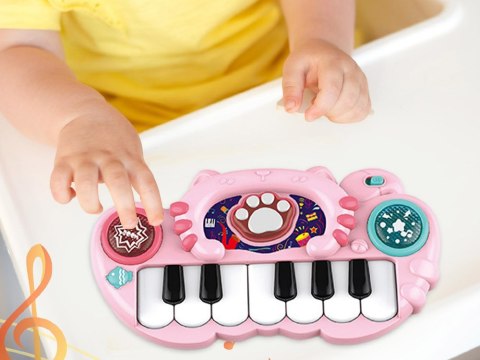 Mini KEYBOARD - pianinko interaktywne Podświetlane przyciski IN0177 RO