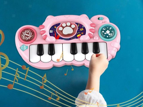 Mini KEYBOARD - pianinko interaktywne Podświetlane przyciski IN0177 RO