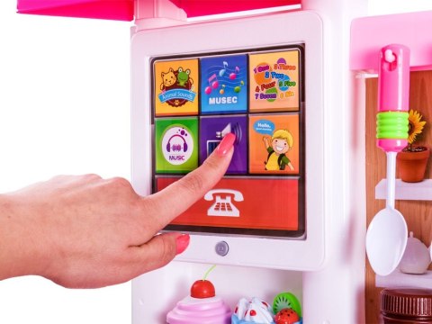 Interaktywna Kuchnia dla dzieci LODÓWKA + akcesoria ZA2196