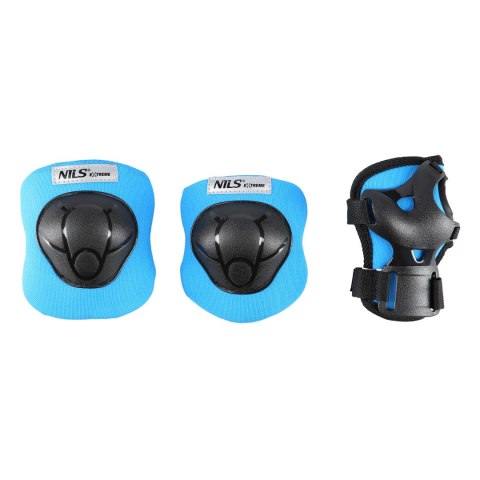 MTW01+H210 ZESTAW KASK Z OCHRANIACZAMI NIEBIESKI ROZM. XS NILS EXTREME