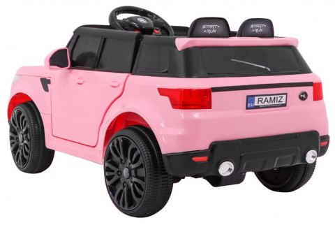 Autko Start Run na akumulator Różowy SUV + Pilot + Funkcje bezpieczeństwa