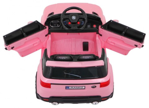 Autko Start Run na akumulator Różowy SUV + Pilot + Funkcje bezpieczeństwa