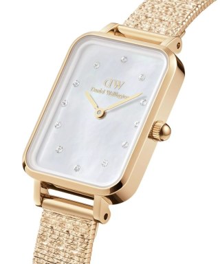 ZEGAREK DAMSKI DANIEL WELLINGTON Quadro Lumine Pressed Piano 20mm DW00100582 + BOX (zw519a)
