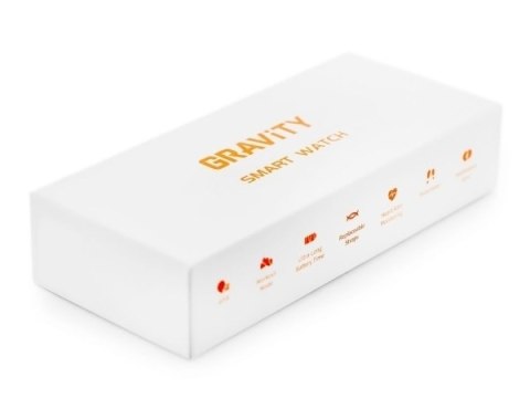 Smartwatch Gravity Czarny Pasek + Bransoleta GT44-5