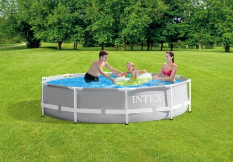 Basen stelażowy ogrodowy okrągły 305 cm INTEX 26700