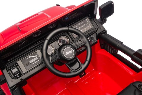 Pojazd Jeep Wrangler Rubicon LIFT Czerwony