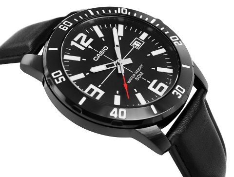 Zegarek Męski CASIO MTP-VD01BL-1BVUDF + BOX Zegarek Męski CASIO MTP-VD01BL-1BVUDF + BOX