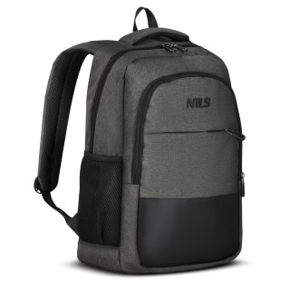 NC4503 PLECAK MIEJSKI Z USB SZARY NILS