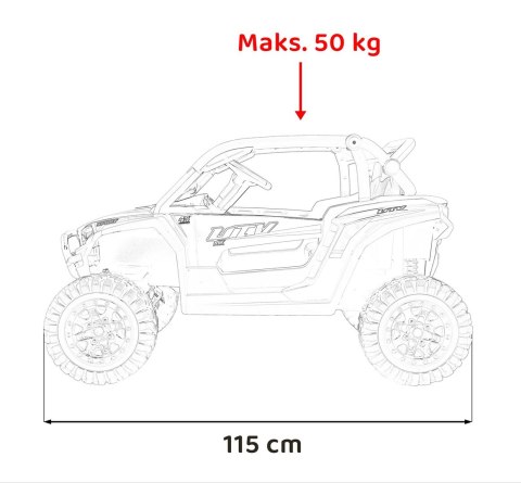 Pojazd Buggy 4x4 KCK Czarny