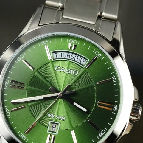 ZEGAREK MĘSKI CASIO MTP-1381D-3AV (zd076d) + BOX