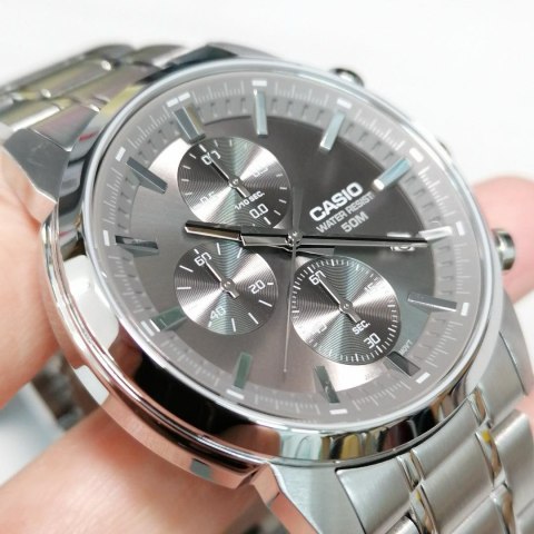 Zegarek Męski Casio MTP-E510D-8A + BOX