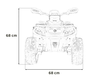 Quad Can Am Outlander ATV Żółty