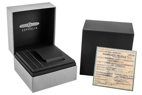 Zegarek Męski ZEPPELIN Méditerranée Open Heart Automatic 9666-3 + BOX